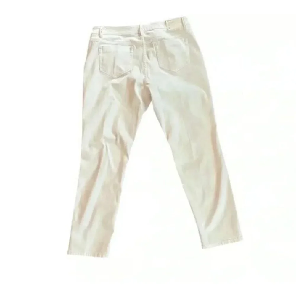 J.Jill Womens Denim Slim Ankle Pants Size 14 White Authentic Fit NWT - Picture 4 of 5